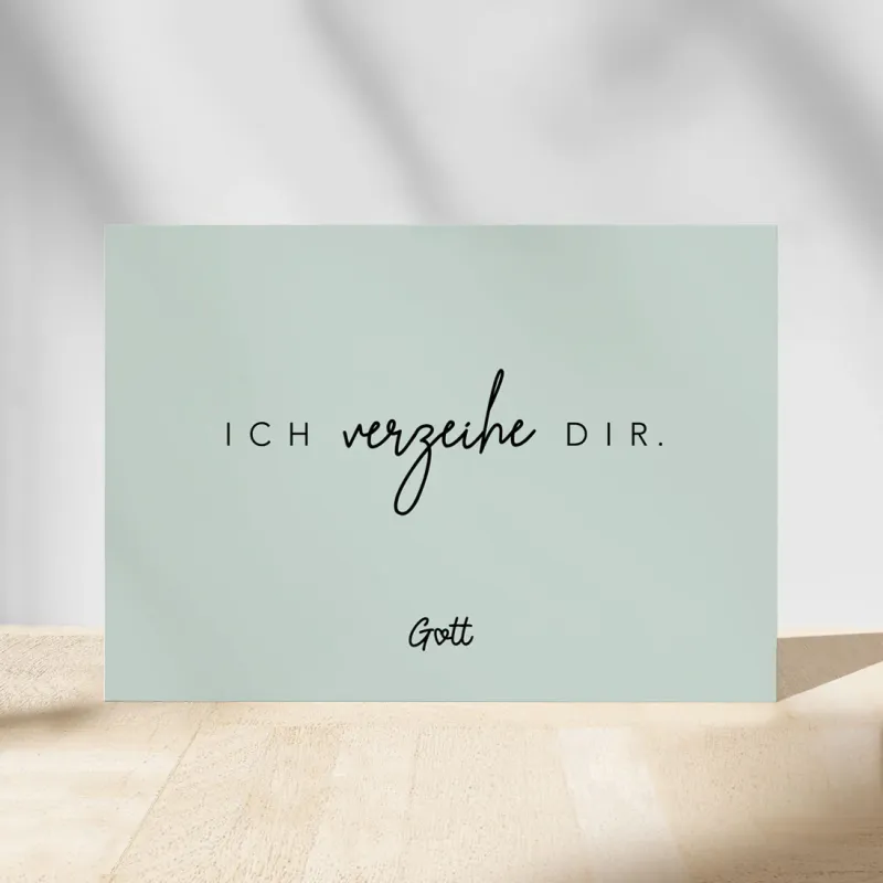 Postkartenset „christliche Affirmationen“