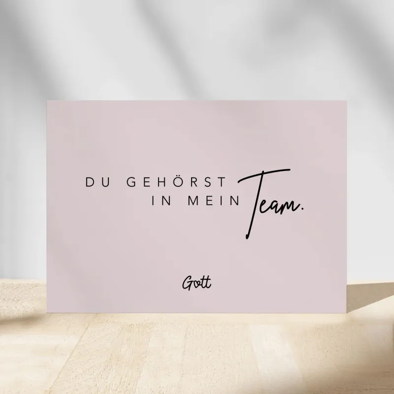 Postkartenset „christliche Affirmationen“