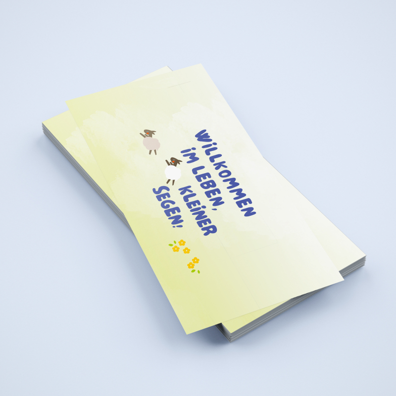 DIN lang Karte Schaf