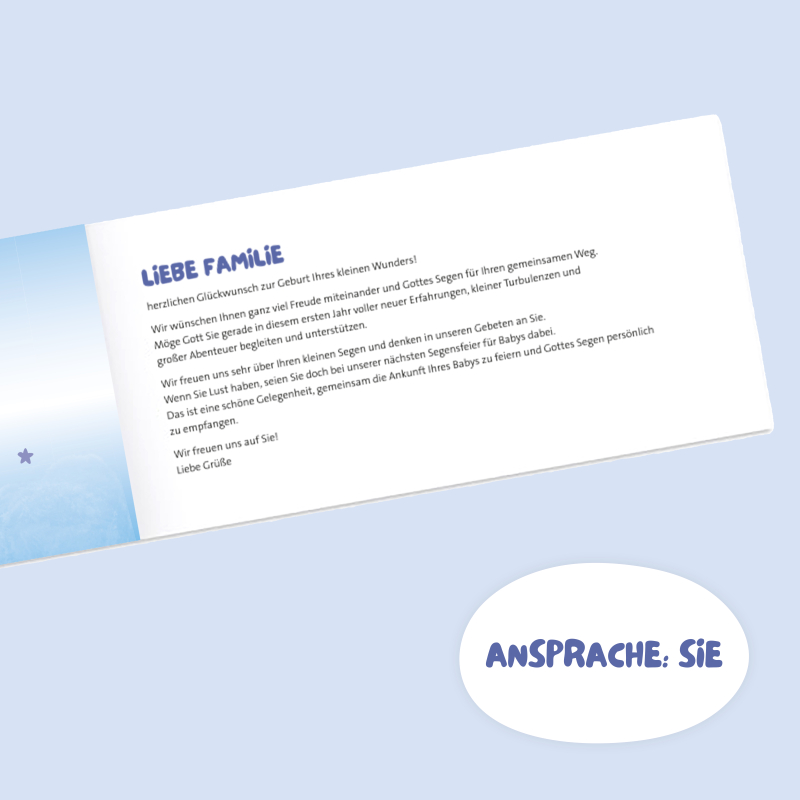 Preview: Klappkarte Wal SIE