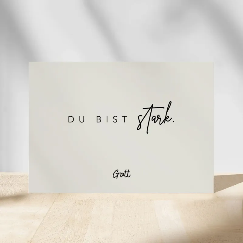 Postkartenset „christliche Affirmationen“