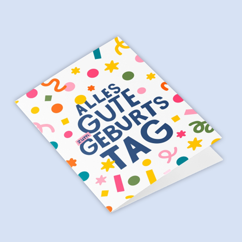 Klappkartenset "Geburtstag"