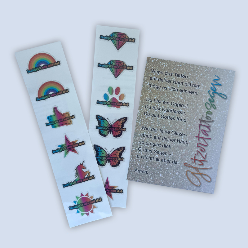 Glitzertattoo